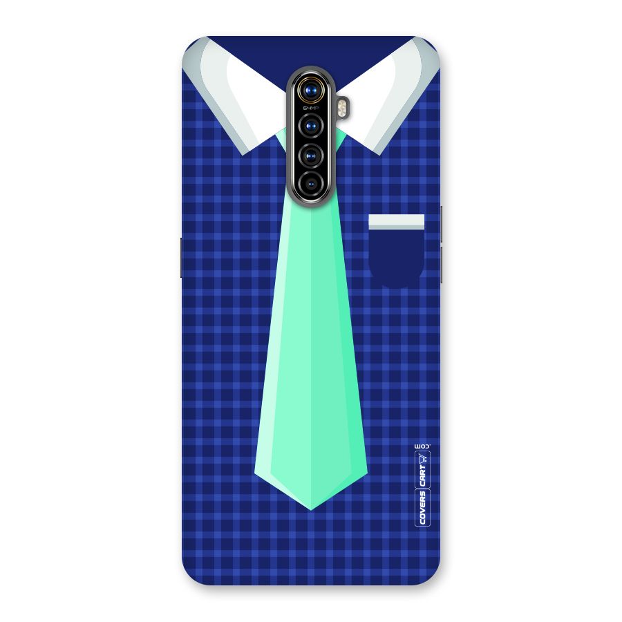Checked Shirt Tie Back Case for Realme X2 Pro
