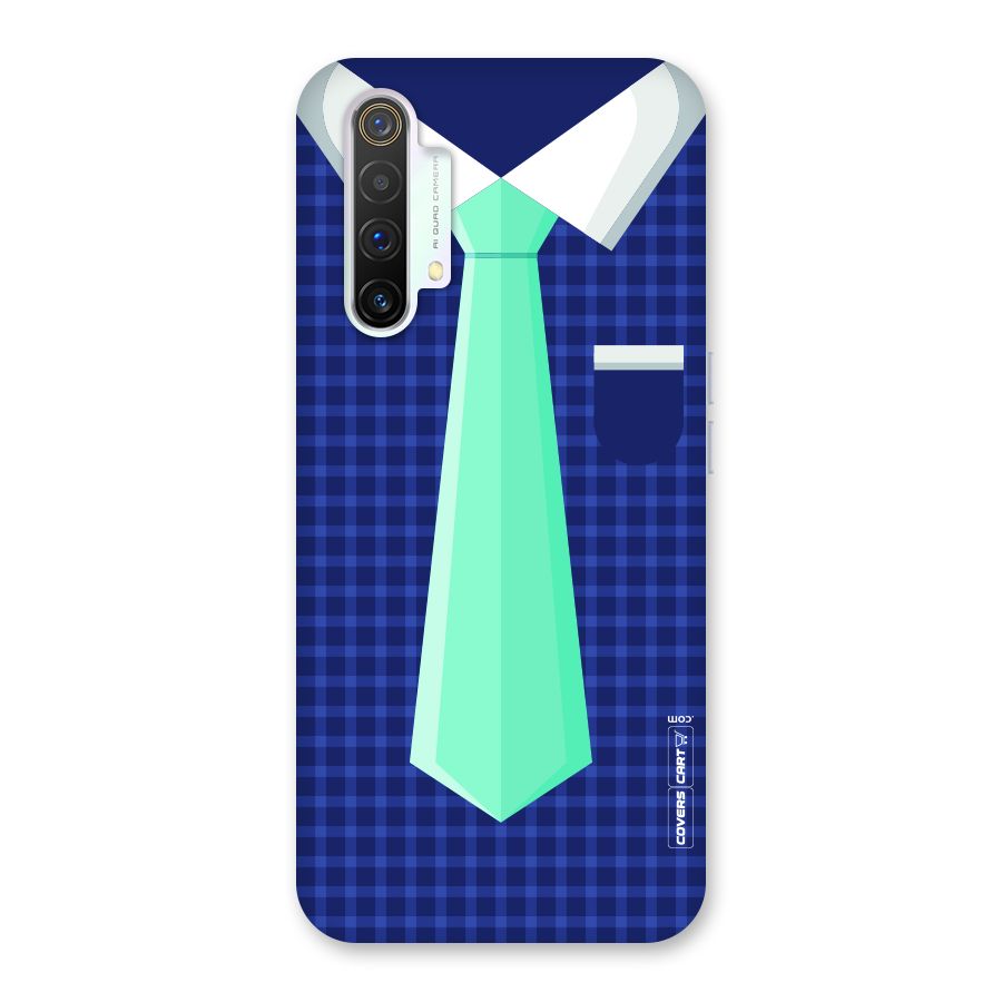 Checked Shirt Tie Back Case for Realme X3 SuperZoom