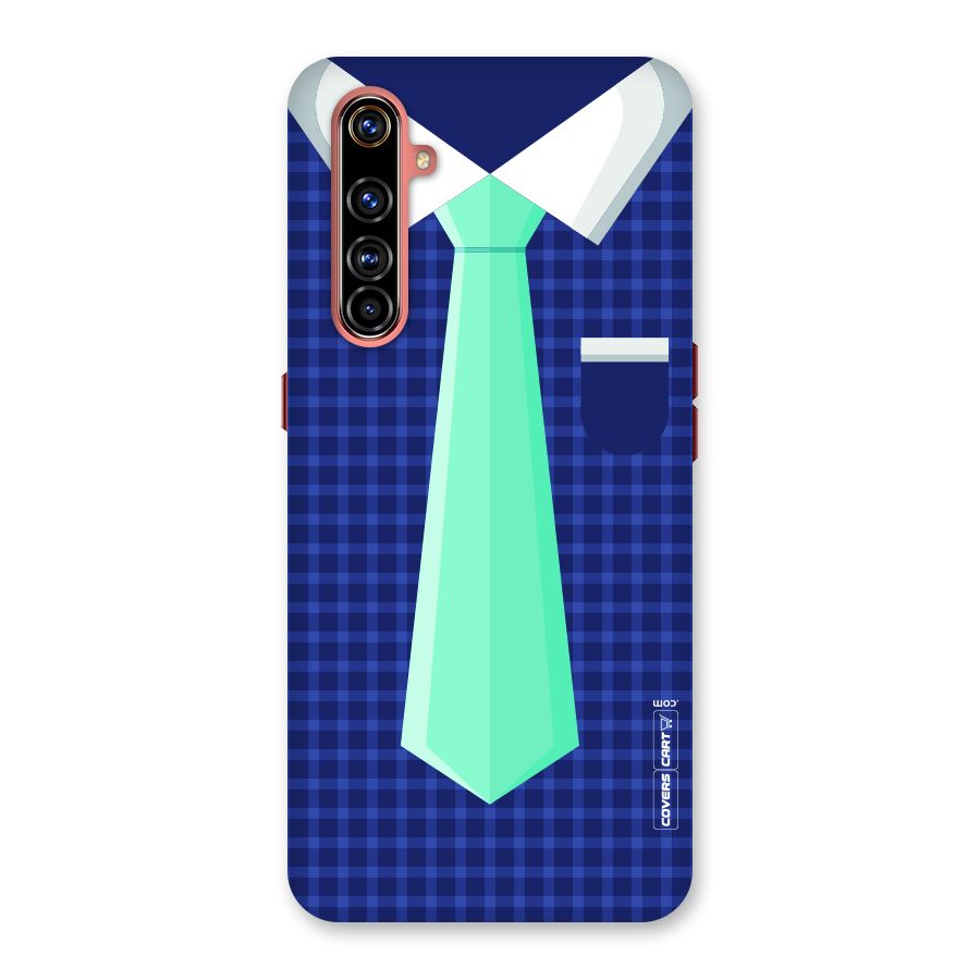 Checked Shirt Tie Back Case for Realme X50 Pro