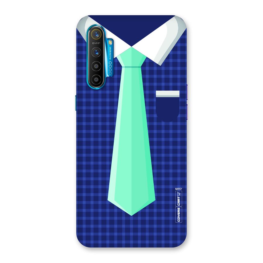 Checked Shirt Tie Back Case for Realme XT