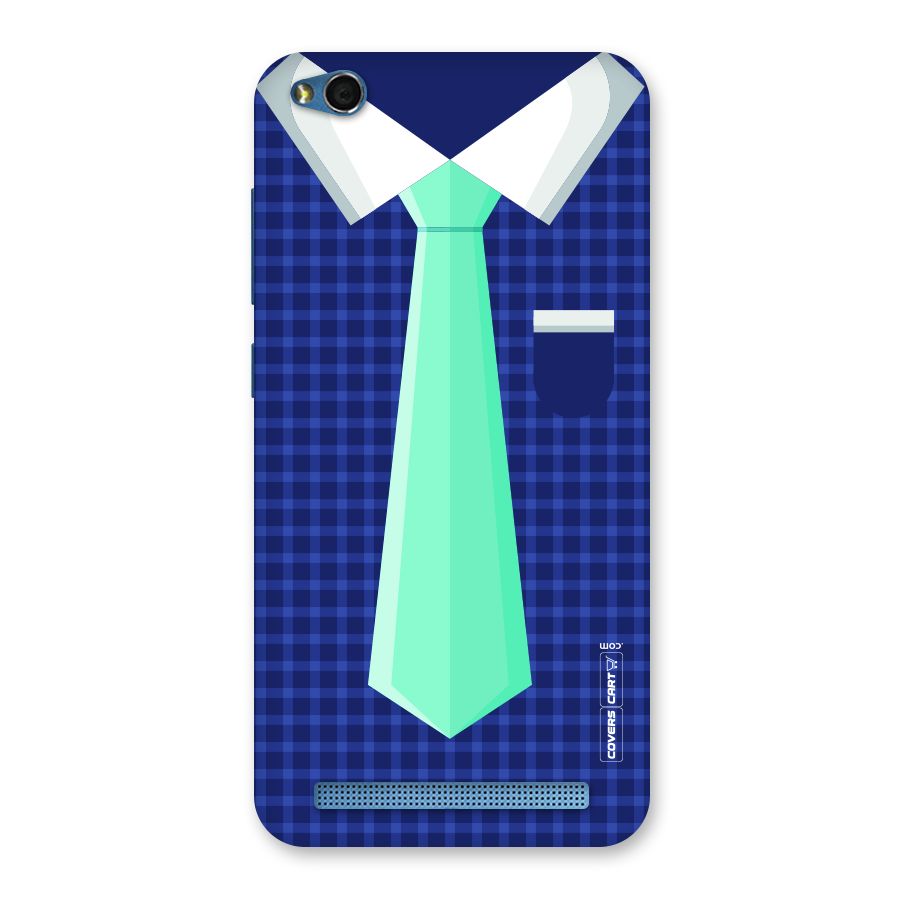 Checked Shirt Tie Back Case for Redmi 5A