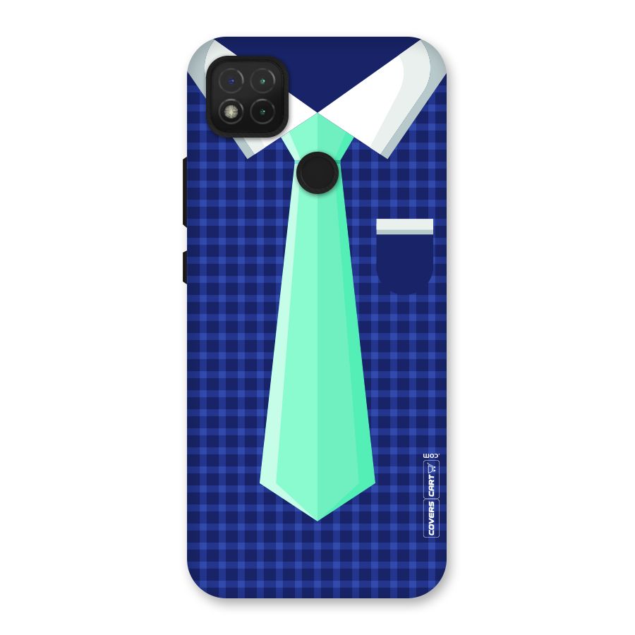 Checked Shirt Tie Back Case for Redmi 9