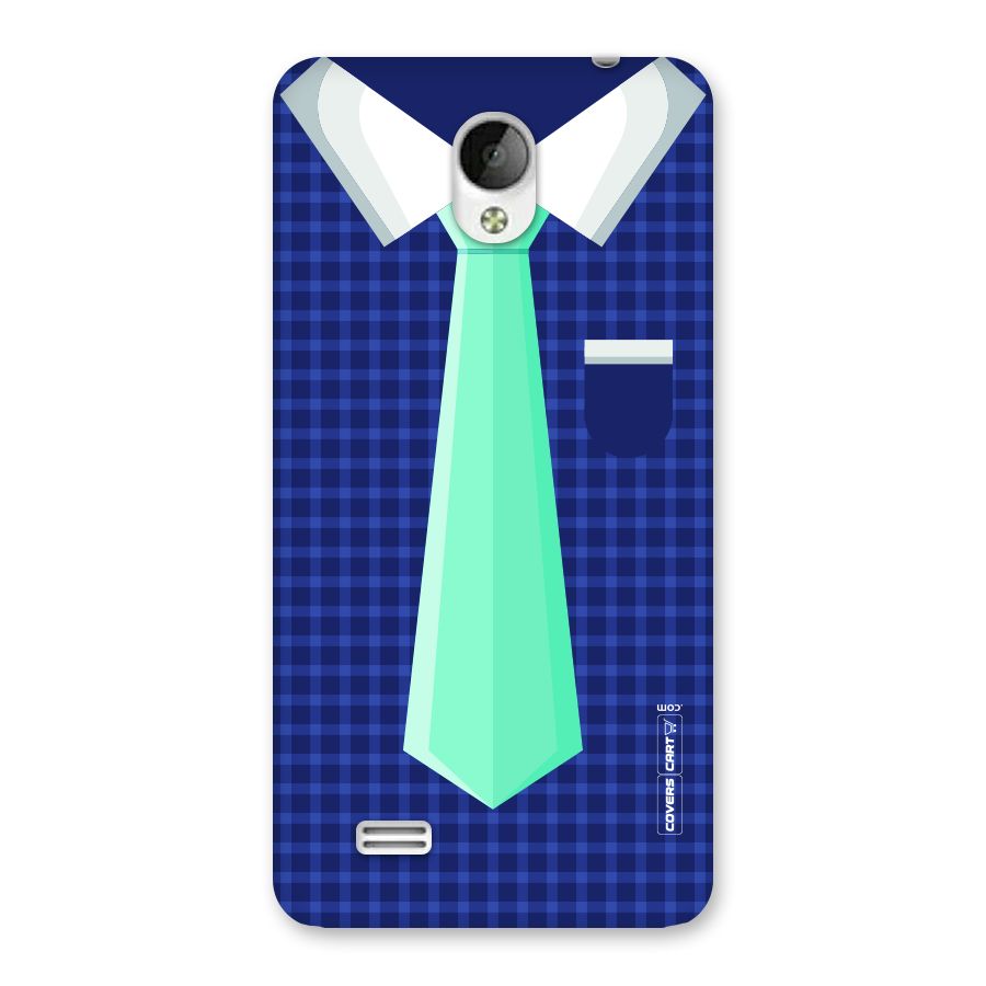 Checked Shirt Tie Back Case for Vivo Y21