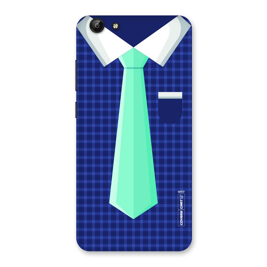 Checked Shirt Tie Back Case for Vivo Y69