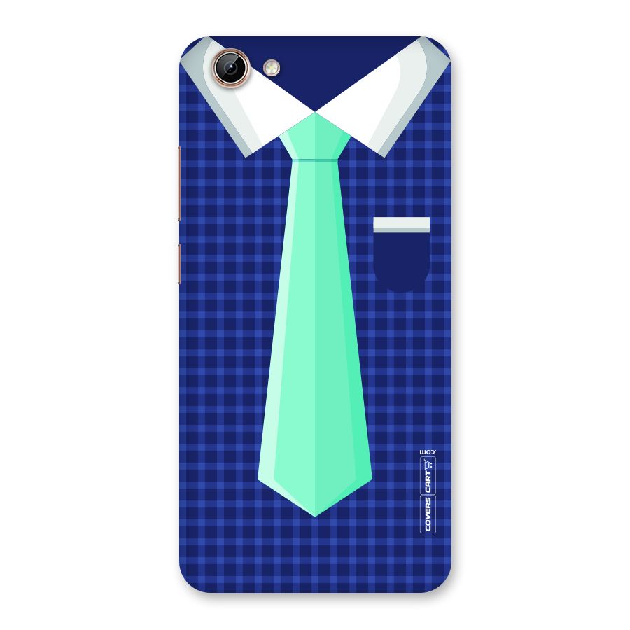 Checked Shirt Tie Back Case for Vivo Y71i