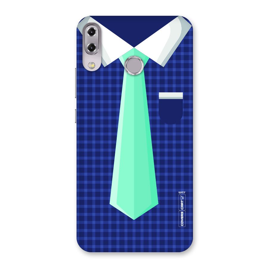 Checked Shirt Tie Back Case for Zenfone 5Z