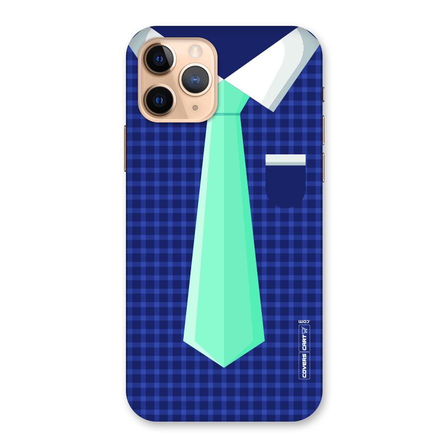 Checked Shirt Tie Back Case for iPhone 11 Pro