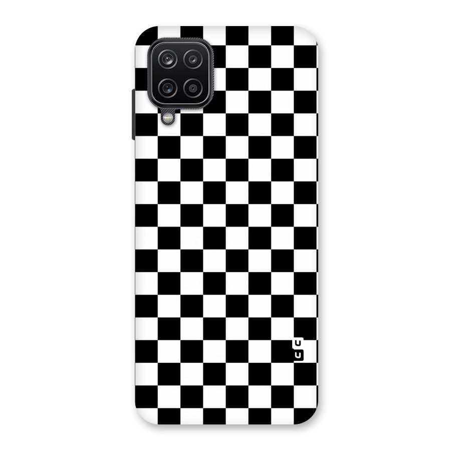 Checkerboard Back Case for Galaxy A12