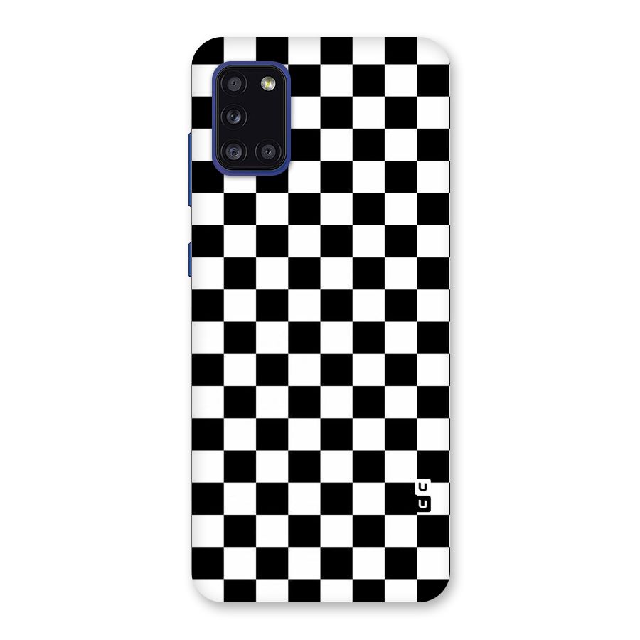 Checkerboard Back Case for Galaxy A31