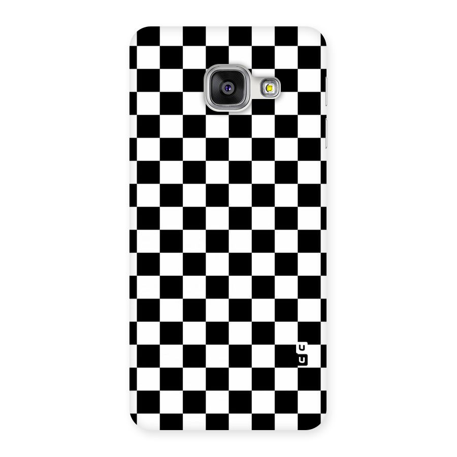 Checkerboard Back Case for Galaxy A3 2016