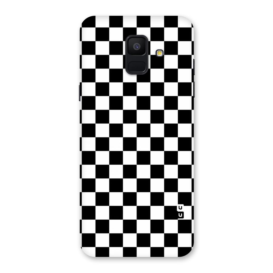 Checkerboard Back Case for Galaxy A6 (2018)