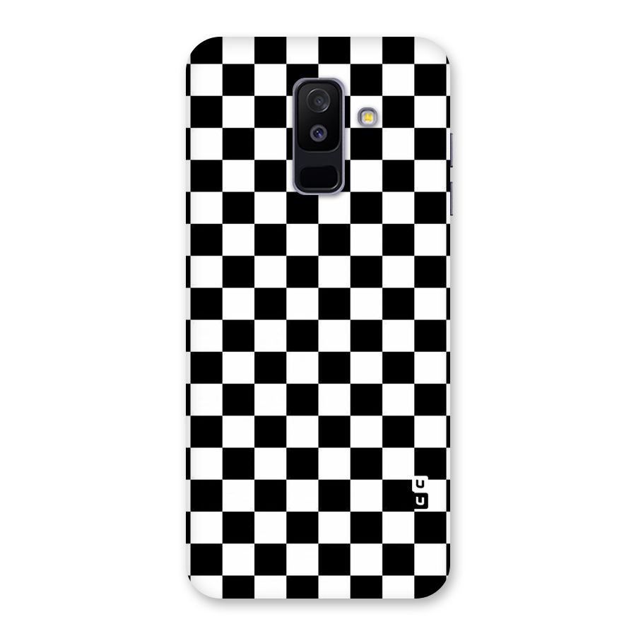 Checkerboard Back Case for Galaxy A6 Plus