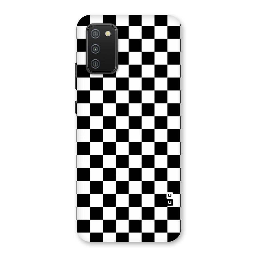 Checkerboard Back Case for Galaxy M02s