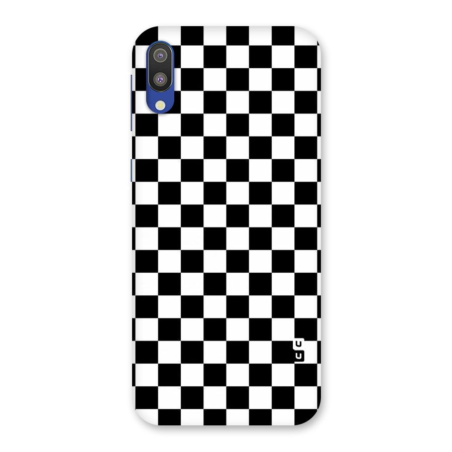 Checkerboard Back Case for Galaxy M10