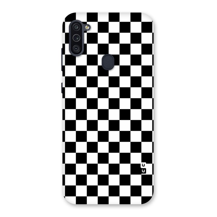 Checkerboard Back Case for Galaxy M11