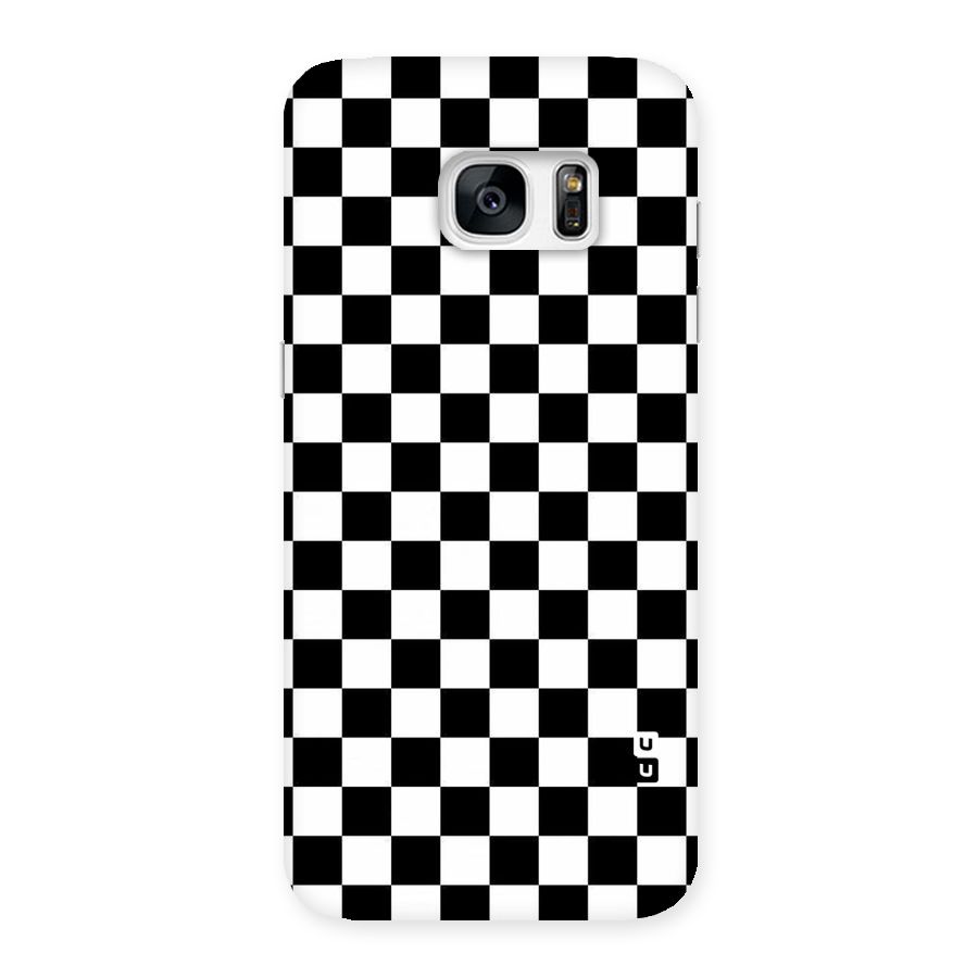 Checkerboard Back Case for Galaxy S7 Edge