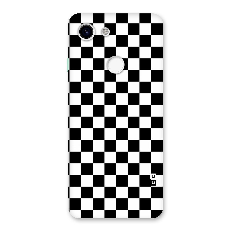 Checkerboard Back Case for Google Pixel 3