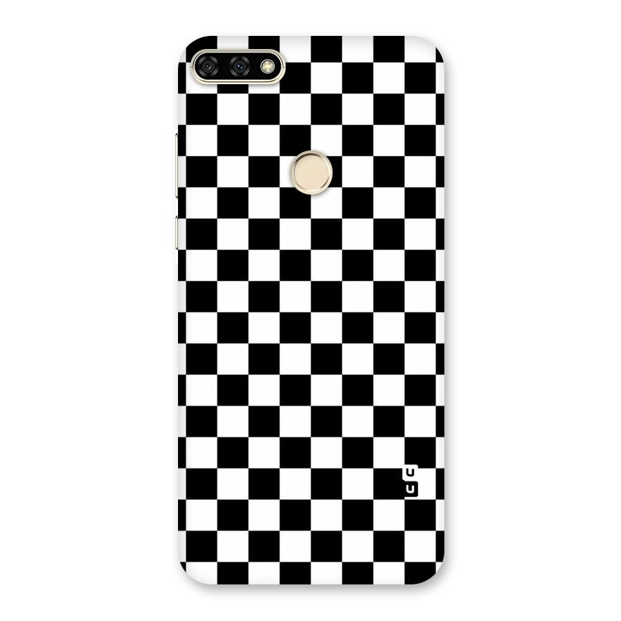 Checkerboard Back Case for Honor 7A