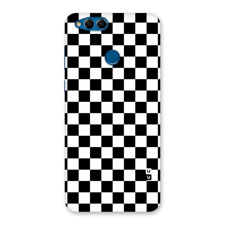 Checkerboard Back Case for Honor 7X