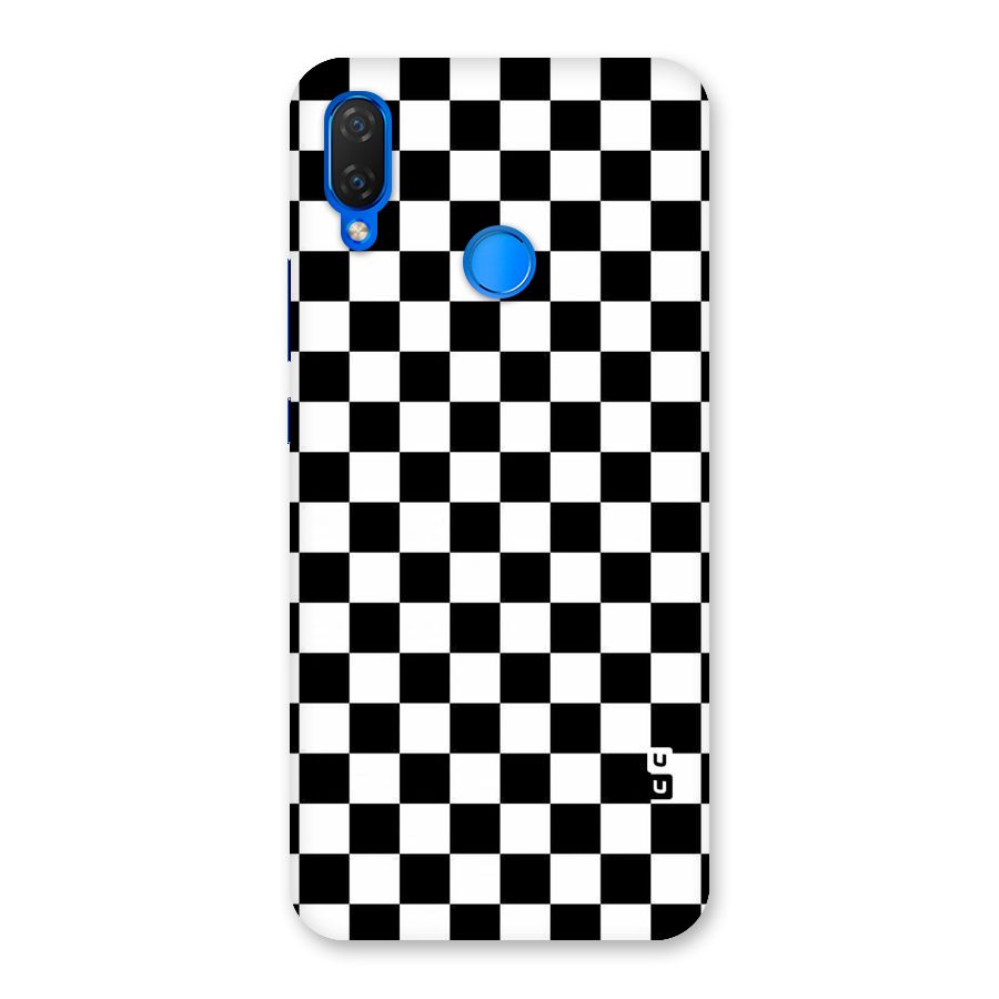 Checkerboard Back Case for Huawei P Smart+