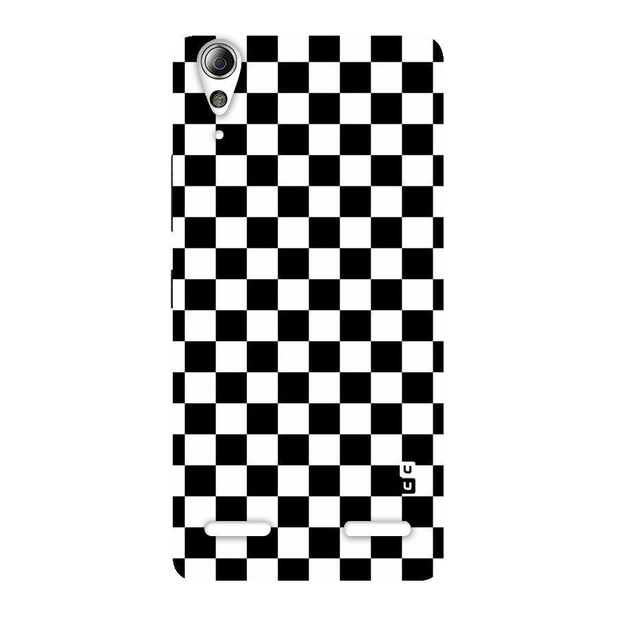Checkerboard Back Case for Lenovo A6000 Plus
