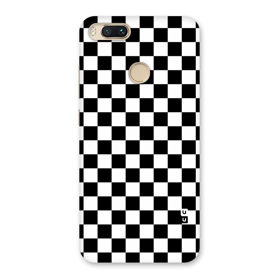 Checkerboard Back Case for Mi A1
