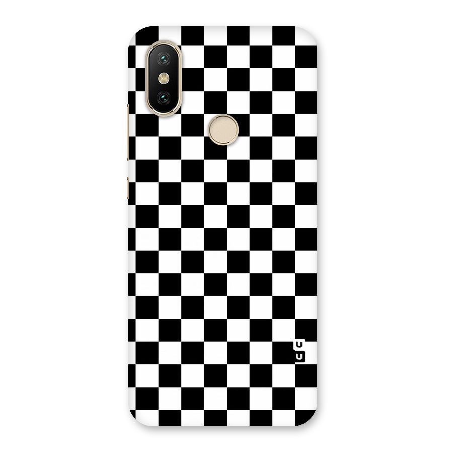 Checkerboard Back Case for Mi A2