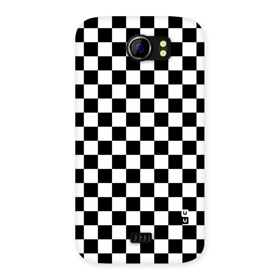 Checkerboard Back Case for Micromax Canvas 2 A110