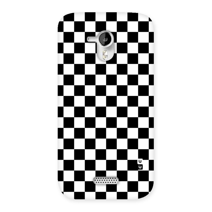 Checkerboard Back Case for Micromax Canvas HD A116