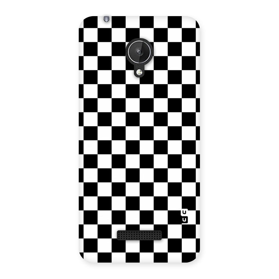 Checkerboard Back Case for Micromax Canvas Spark Q380