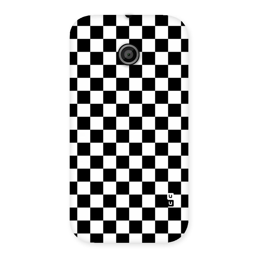 Checkerboard Back Case for Moto E