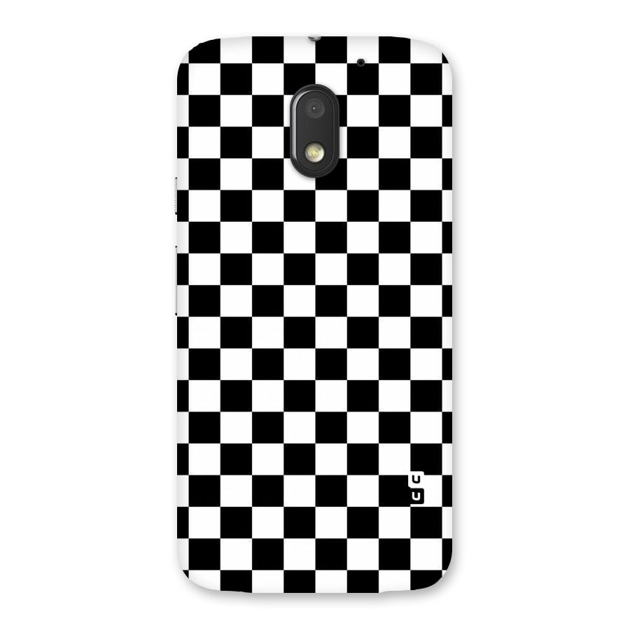 Checkerboard Back Case for Moto E3 Power