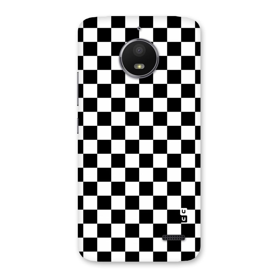 Checkerboard Back Case for Moto E4