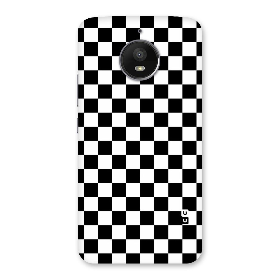 Checkerboard Back Case for Moto E4 Plus