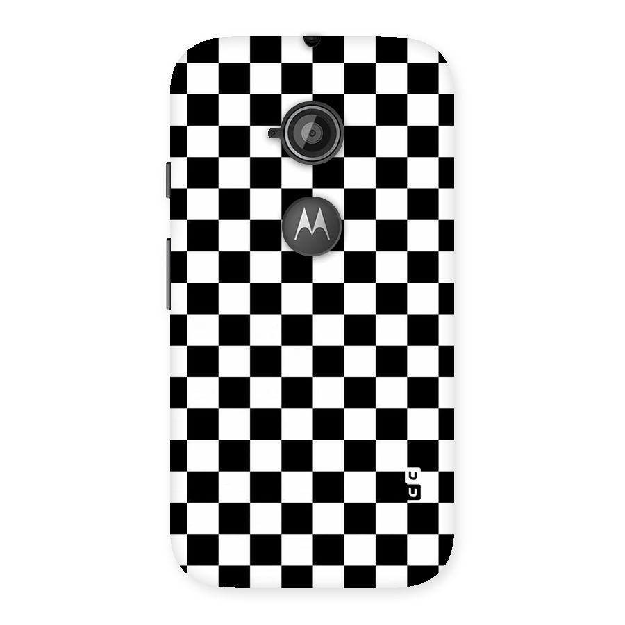 Checkerboard Back Case for Moto E 2nd Gen