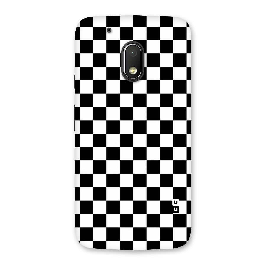 Checkerboard Back Case for Moto G4 Play