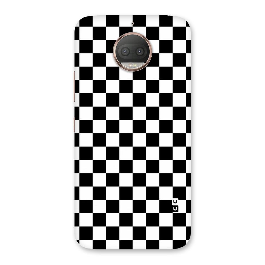 Checkerboard Back Case for Moto G5s Plus