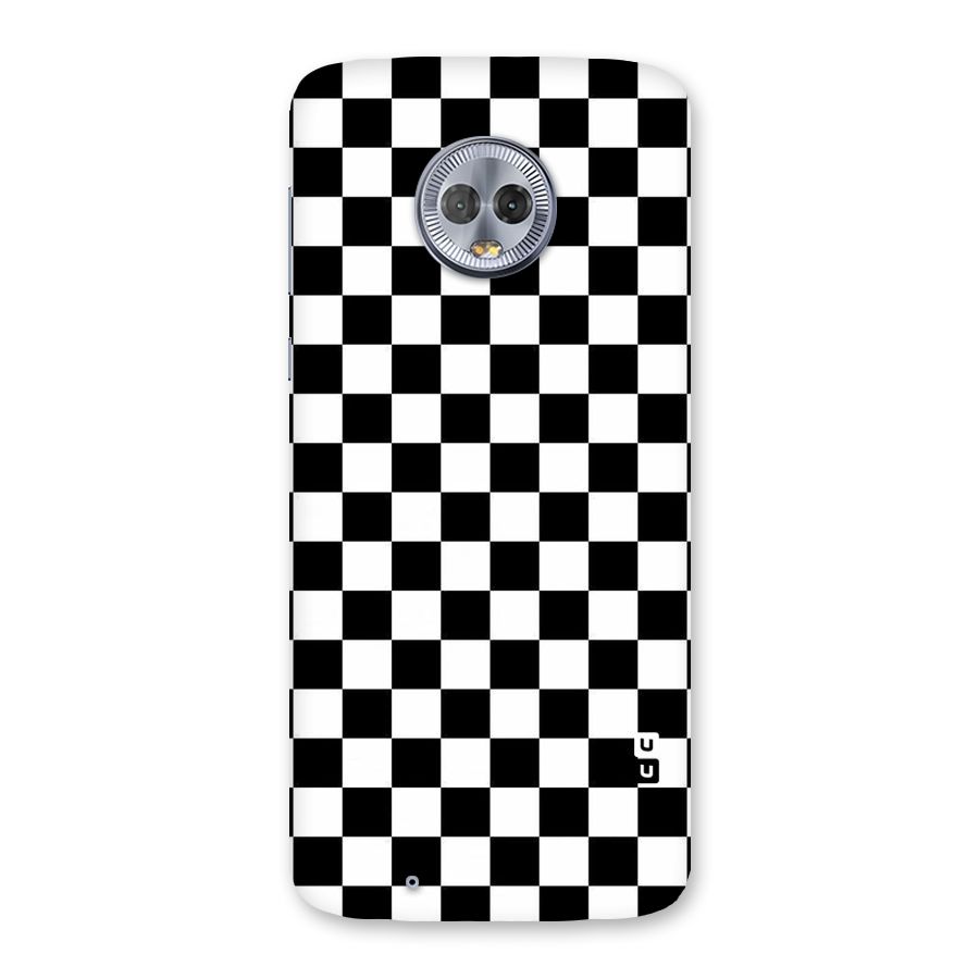 Checkerboard Back Case for Moto G6
