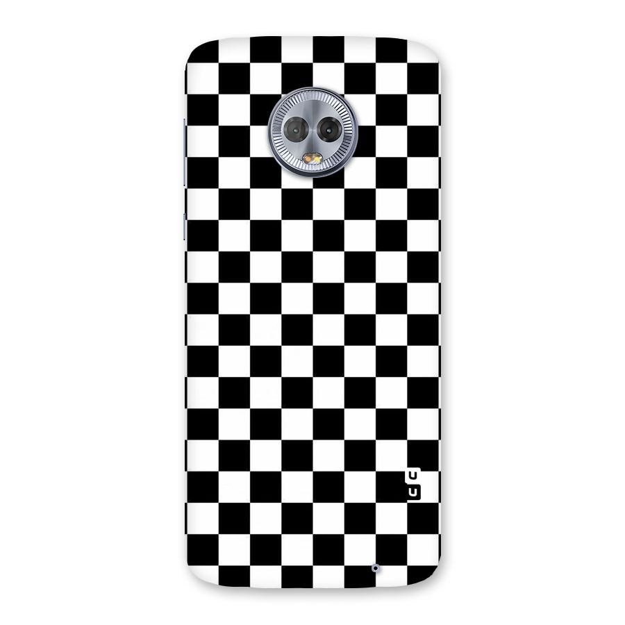 Checkerboard Back Case for Moto G6 Plus