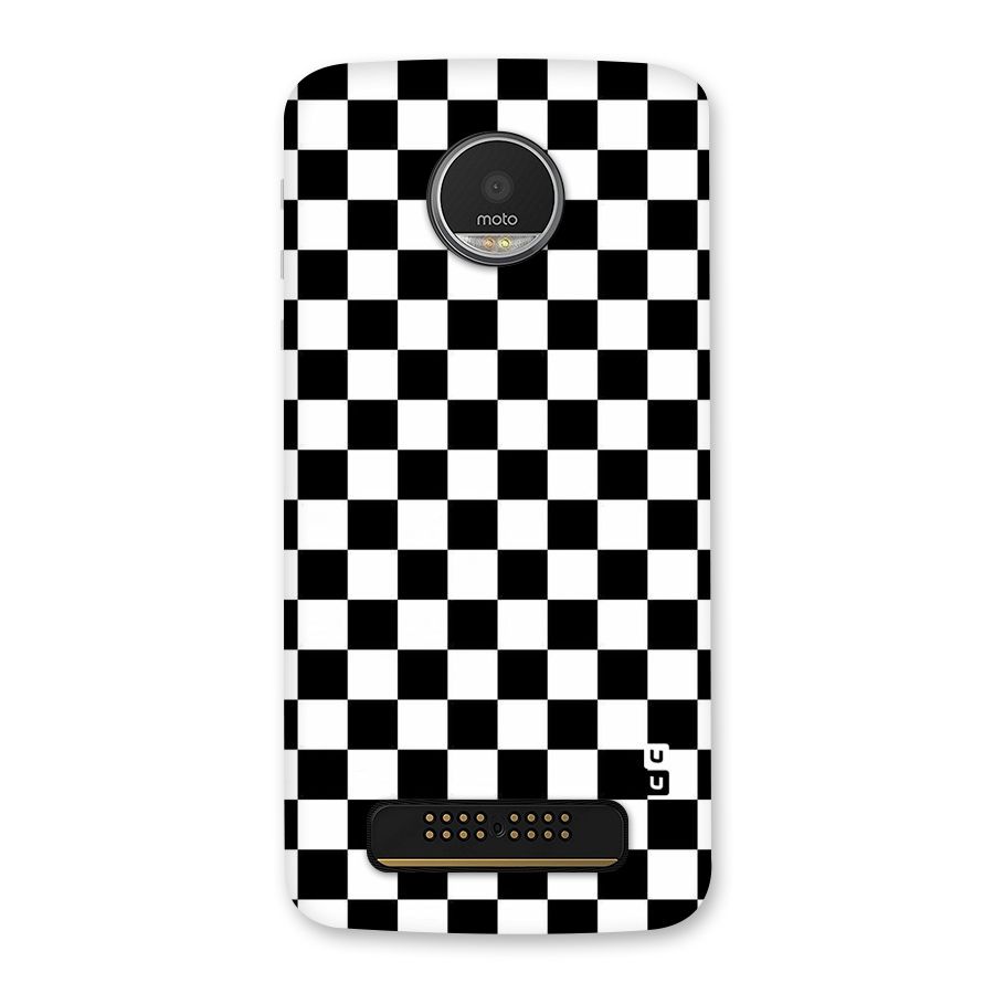 Checkerboard Back Case for Moto Z Play