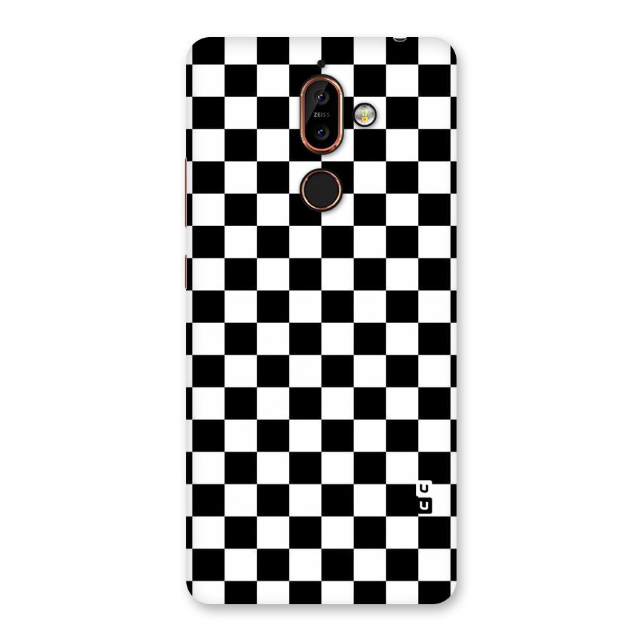 Checkerboard Back Case for Nokia 7 Plus