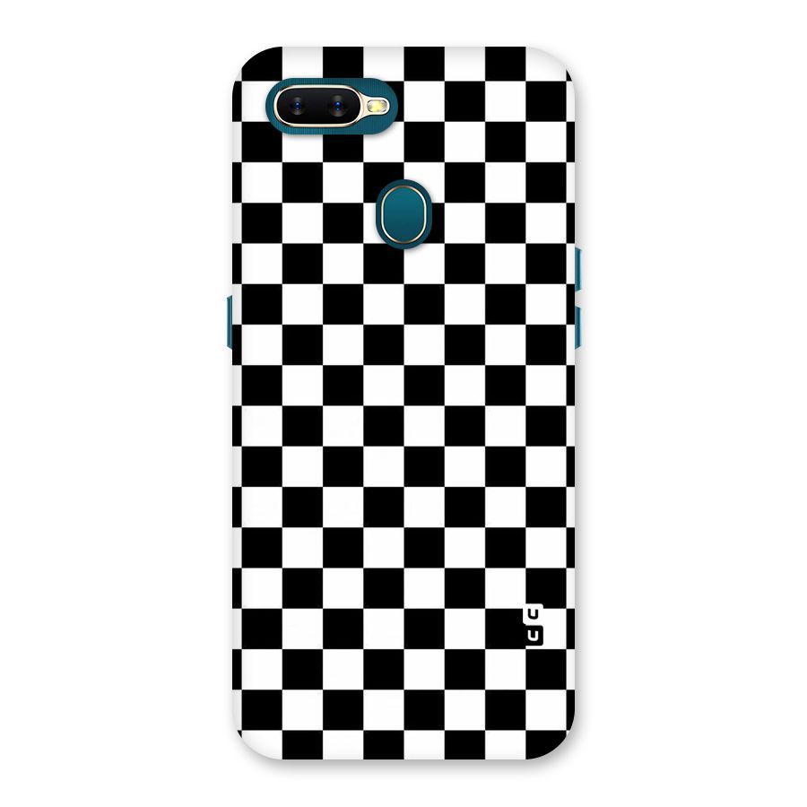 Checkerboard Back Case for Oppo A11k