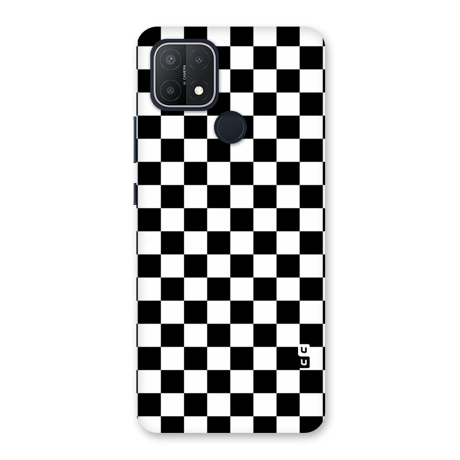 Checkerboard Back Case for Oppo A15