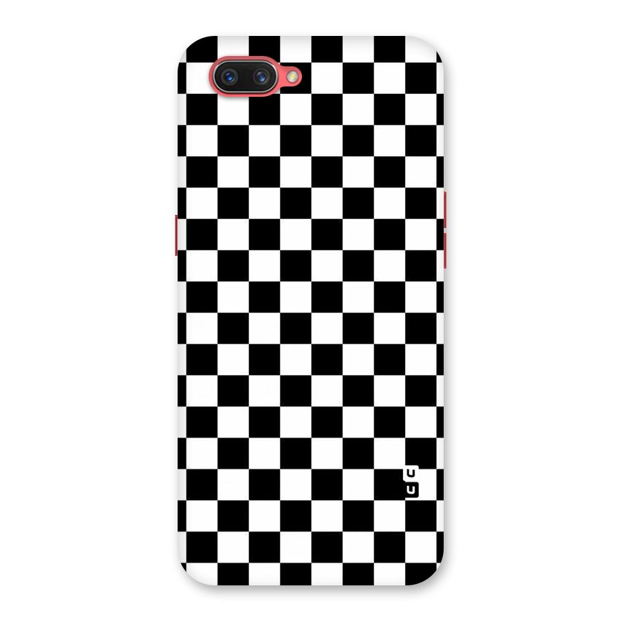 Checkerboard Back Case for Oppo A3s