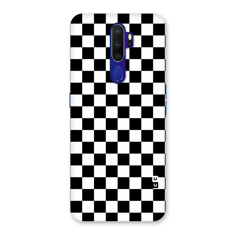 Checkerboard Back Case for Oppo A9 (2020)