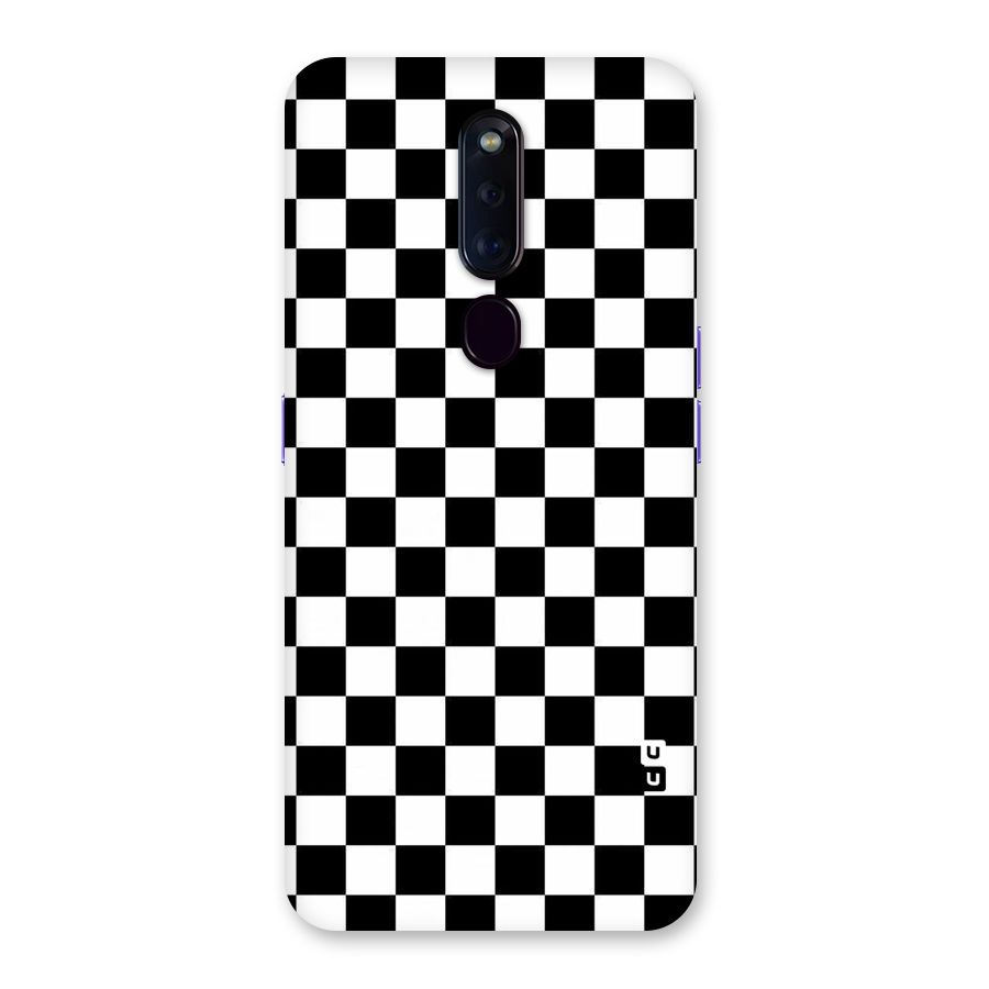 Checkerboard Back Case for Oppo F11 Pro