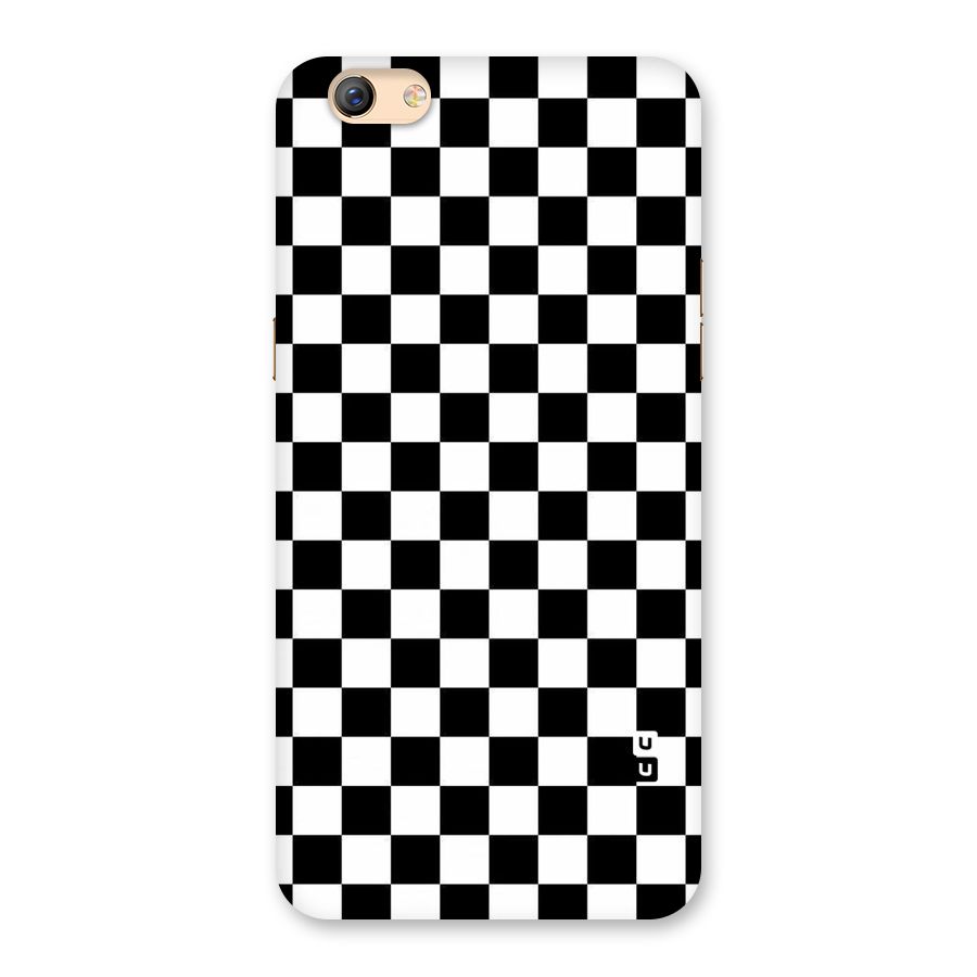 Checkerboard Back Case for Oppo F3 Plus