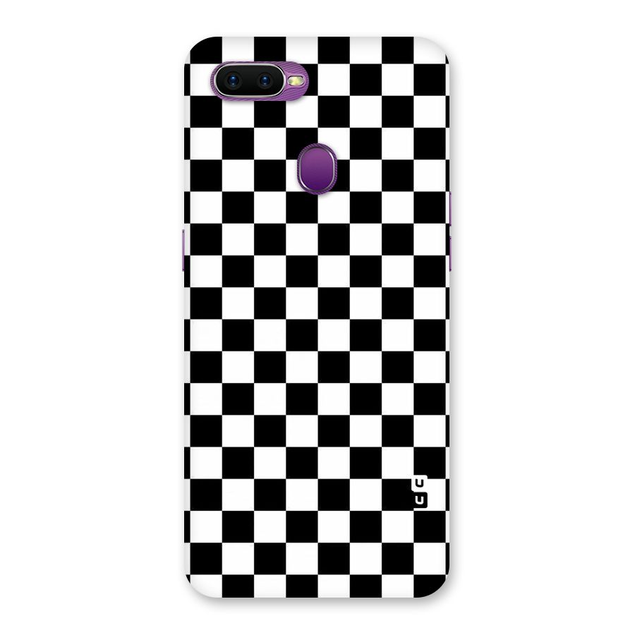 Checkerboard Back Case for Oppo F9