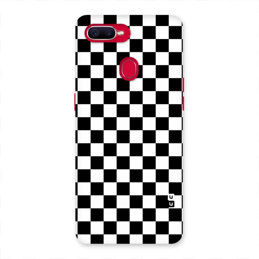 Checkerboard Back Case for Oppo F9 Pro