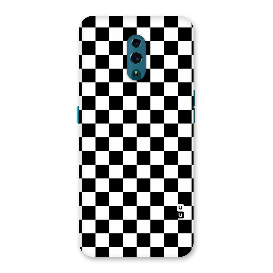 Checkerboard Back Case for Oppo Reno